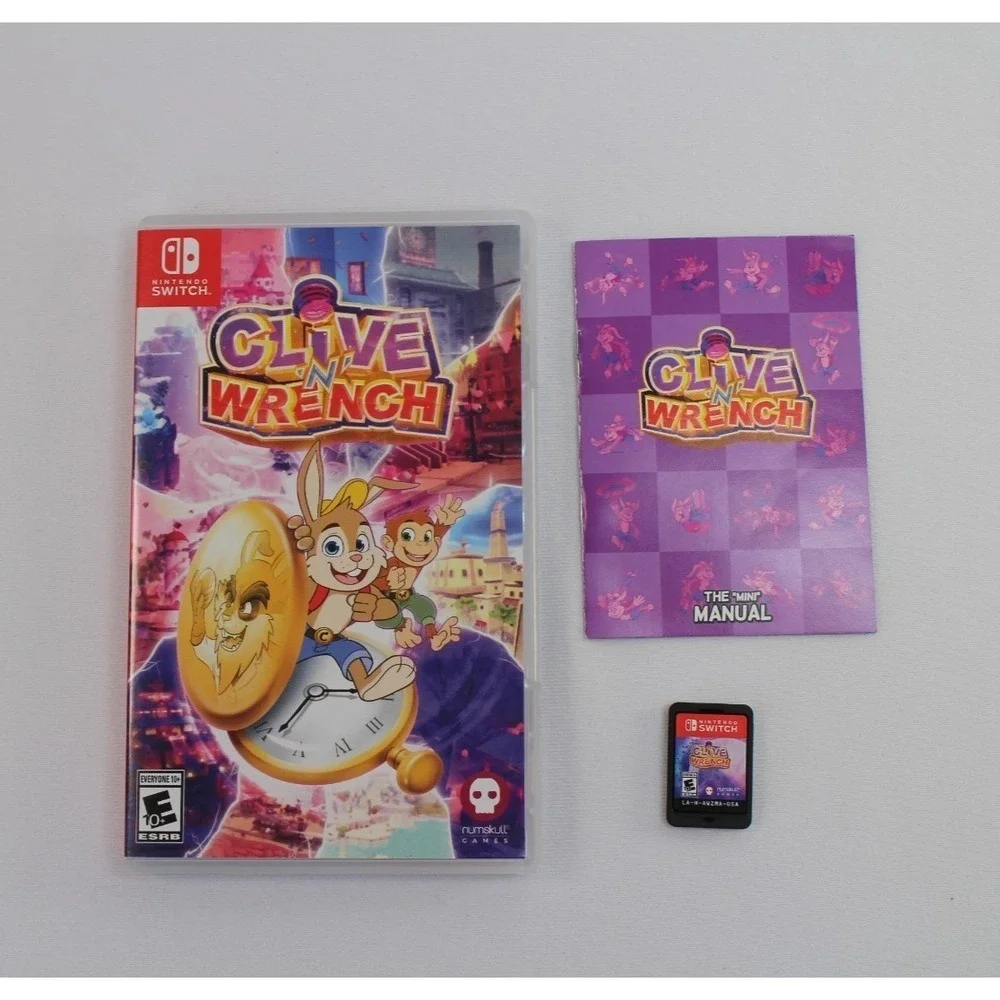 Clive 'N' Wrench Standard Edition Nintendo Switch Tested Very Good